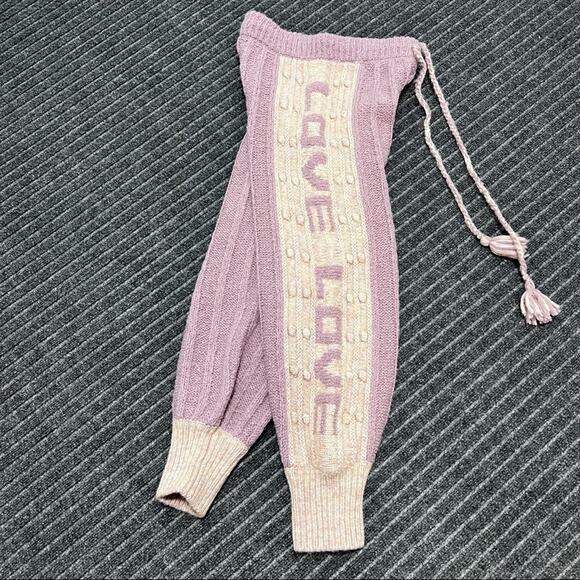 LoveShackFancy Landana Knit Joggers in Muscat Grape Size S NWT - Picture 9 of 14